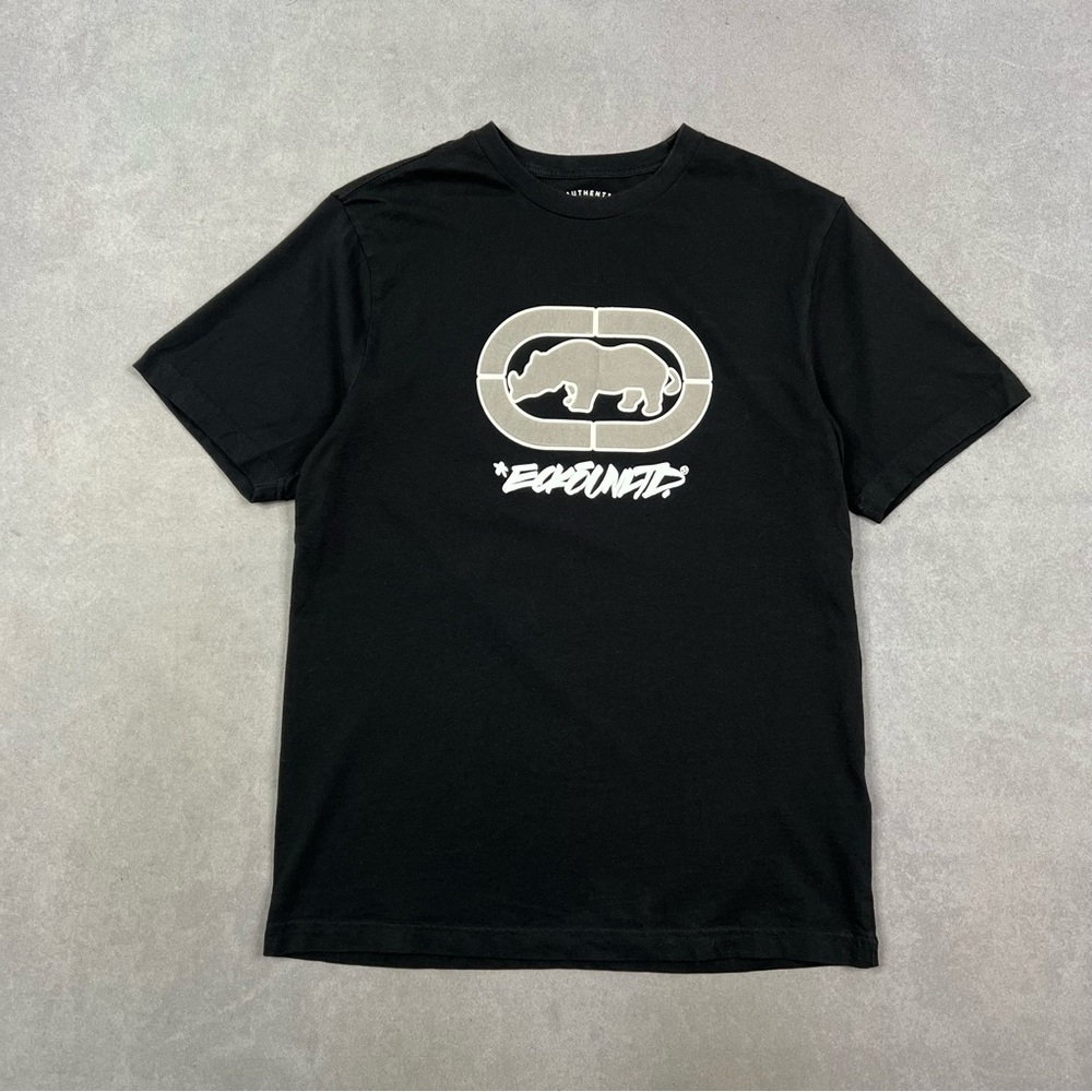 Ecko Black Graphic Tee Y2K